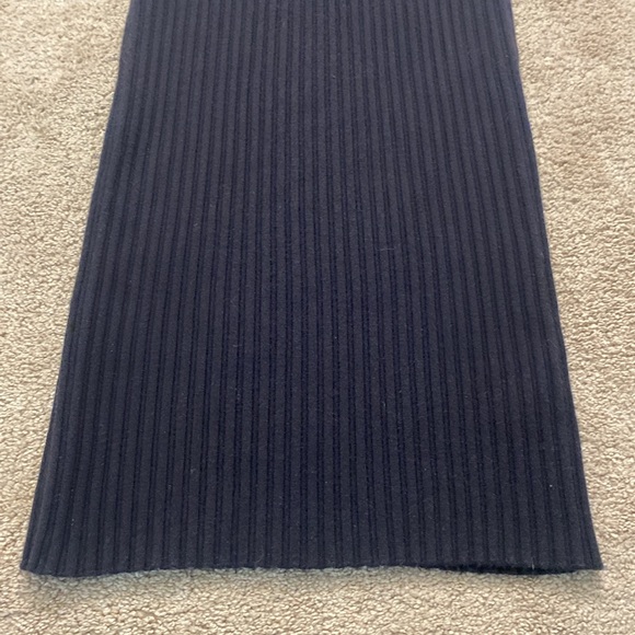 🔥🎄NWT RAMEY BROOK BODYCON BLACK RIBBED MIDI DRESS - Picture 6 of 9